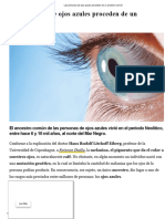 Las personas de ojos azules proceden de un ancestro común