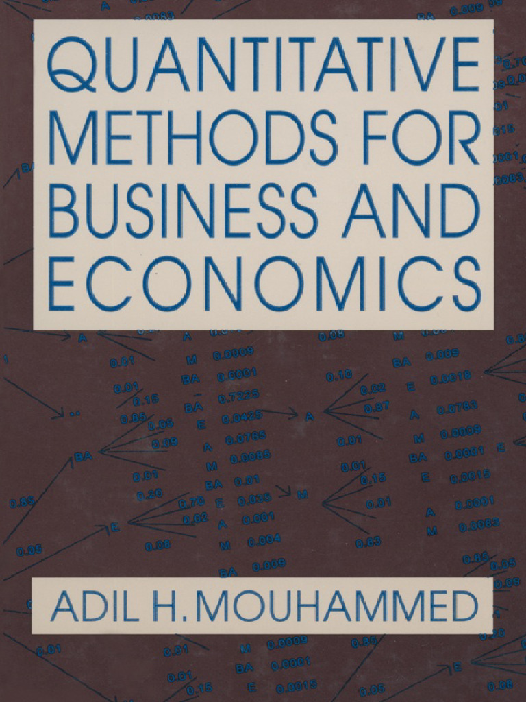 Quantitative Methods For Business and Economics (PDFDrive
