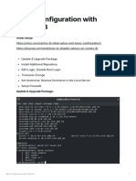 Basic Configuration With CentOS 8