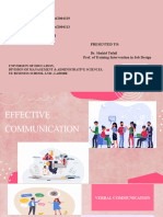 EFFECTIVE COMMUNICATION TRAINING 