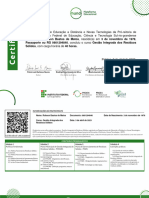 Gestão Integrada Dos Resíduos Sólidos-Certificado Gestão Integrada Dos Resíduos Sólidos 178751 (1) 060810