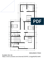 Plano de 8x20 Metros (Segundo Piso)