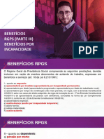 AULA 12 - BENEFICIOS RGPS PARTE III 