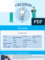 Vacunas  PAI  - enfermeria