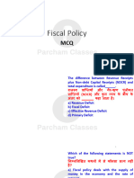 MCQ On Fiscal Policy - 25409066 - 2024 - 04 - 03 - 17 - 20