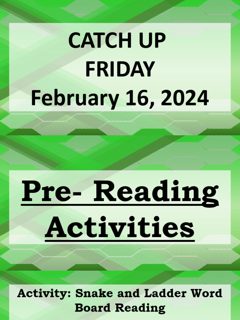 Catch Up Friday Feb 16 Download Free PDF Percentage Social Media