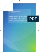 Share Point Deployment Guide and Checklists