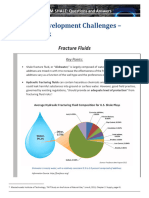 Shale Gas Development Challenges Fracture Fluids