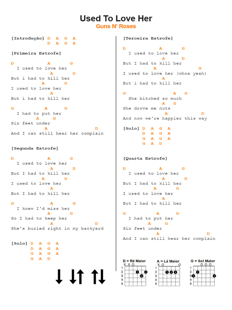 Used to love her guns n roses pdf
