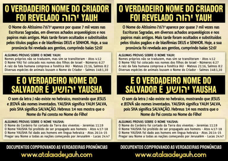 Panfleto Colorido Yauh e Yausha Modelo 1 2 Por Folha 14cm X 20cm | PDF