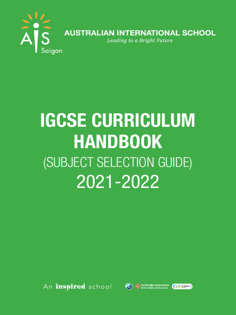 Igcse curriculum handbook 2021 2022 pdf mathematics curriculum