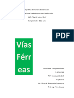 Vias Férreas. Sistema de Transporte