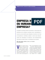 Empresa Humana Ou Humana Empresa?