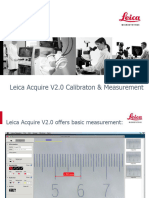 LeicaAcquireV2 How To Calibrate Measure