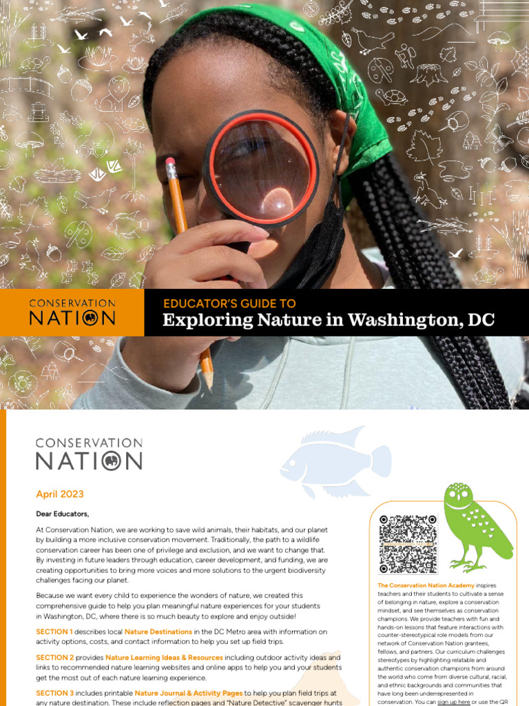 DC Nature Guide for Educators | PDF | Conservation Biology | Trail