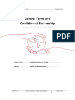General Terms and Conditions of Partnership: This Agreement Is Made and Entered Into Force Between