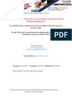 Uso Das TICs para o Desenvolvimento Da Alfabetização em Crianças Com Transtorno Do Espectro Do Autismo (TEA)