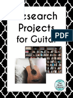 Guitar Research Projects