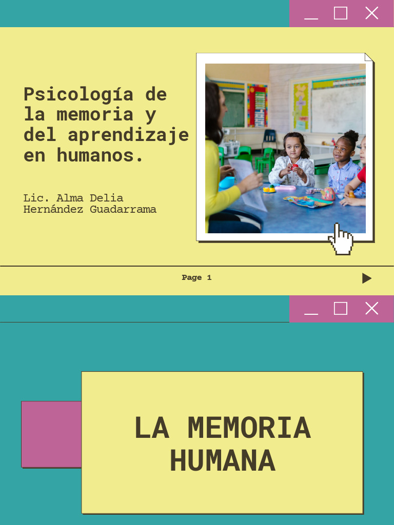 Psicología de La Memoria y El Aprendizaje Humano. | PDF | Memoria | Mente