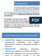 La Economía Como Ciencia