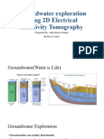 Groundwater Exploration Using 2D Electrical Resistivity Tomography