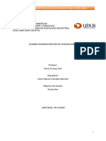 Examen Administracion de Operaciones NRC 6925 (Victor Faundez)