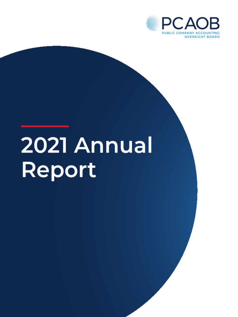 Pcaob audit report 2021 pdf financial audit audit