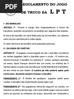 Regras do Truco Gaudério | PDF