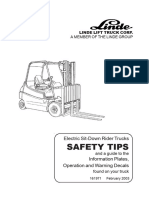 Linde 335 Operator's & Periodic Maintenance Manual