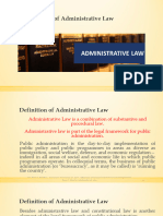 Lecture 01 - Introduction of Administrative Law