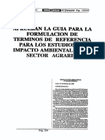 19950309 RJ 021-95-INRENA Guía para formular términos referencia para EIA en sector agrario