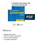 Lecture 12 Regular Expressions and Validate Form in JavaScript