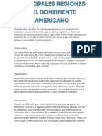 Pricipales Regiones Del Continente Americano2