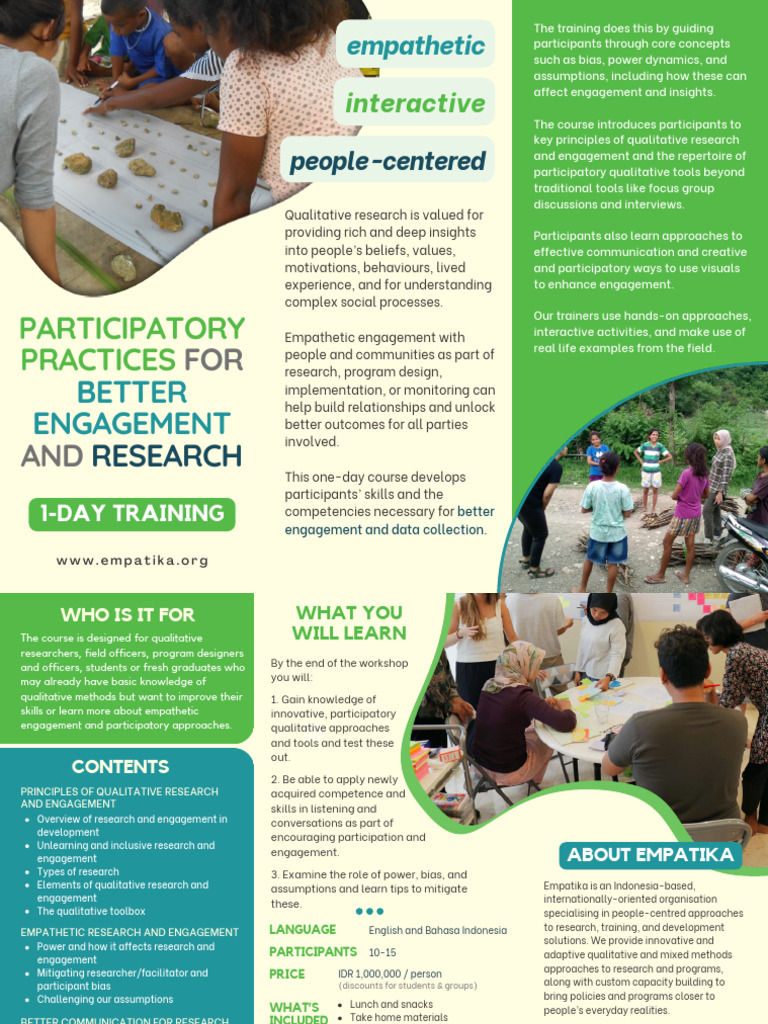 Participatory Practices: Research | PDF | Qualitative Research | Knowledge