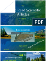 How to Read Scientific Articles Before, Durring and After Reading Stratagies