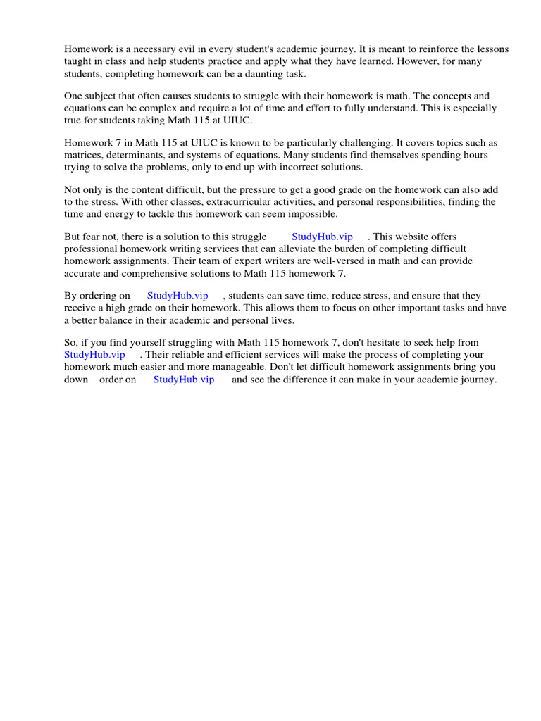Math 115 uiuc homework 7 solutions pdf numbers homework