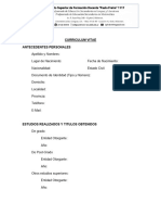 Modelo de CV