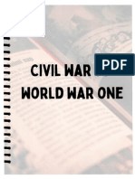 07 Civial War To ww1