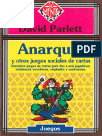 Anarquía y Otros Juegos Sociales de Cartas (David Parlett)