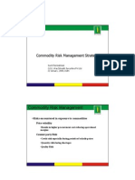 Commodity Risk Management Strategy