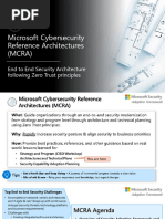 Microsoft Cybersecurity Reference Architectures (MCRA)