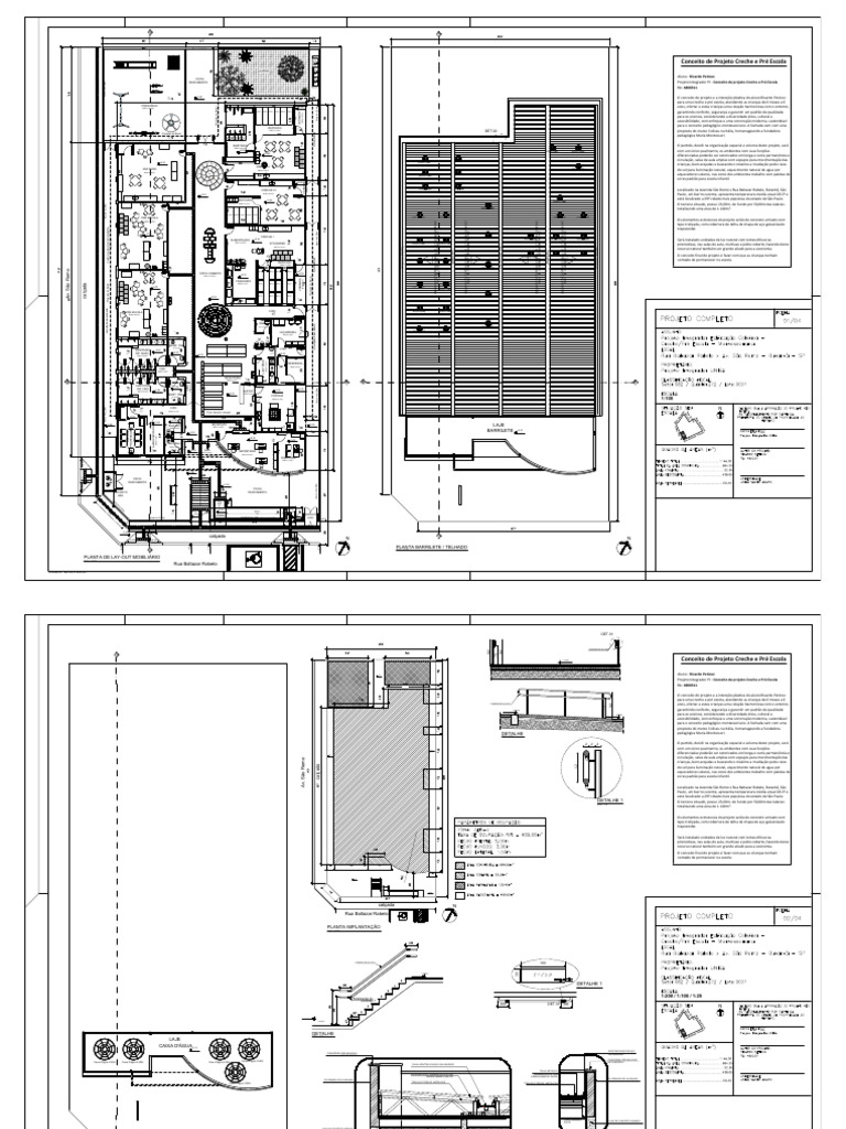 Projeto de Creche e Pré-Escola Moderna | PDF | Infância | Família