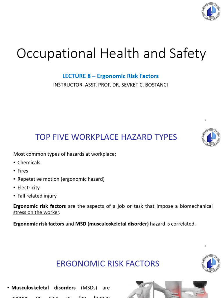 Key Ergonomic Risk Factors in Workplaces | PDF | Human Factors And ...