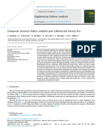 Composite Structure Failure Analysis Post Lithium-Ion Battery Fire