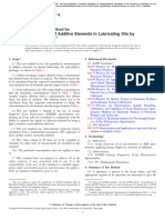 Determination of Additive Elements in Lubricating Oils by EDXRF Analysis