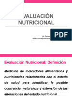 Evaluación Nutricional - Generalidades