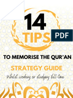 14 Tips to Memorise the Qur'An