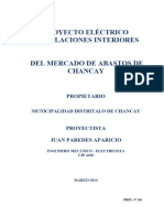 Proyecto Eléctrico Mercado de CHANCAY