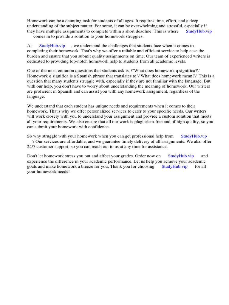 Homework Q Significa | PDF | Homework | Social Media