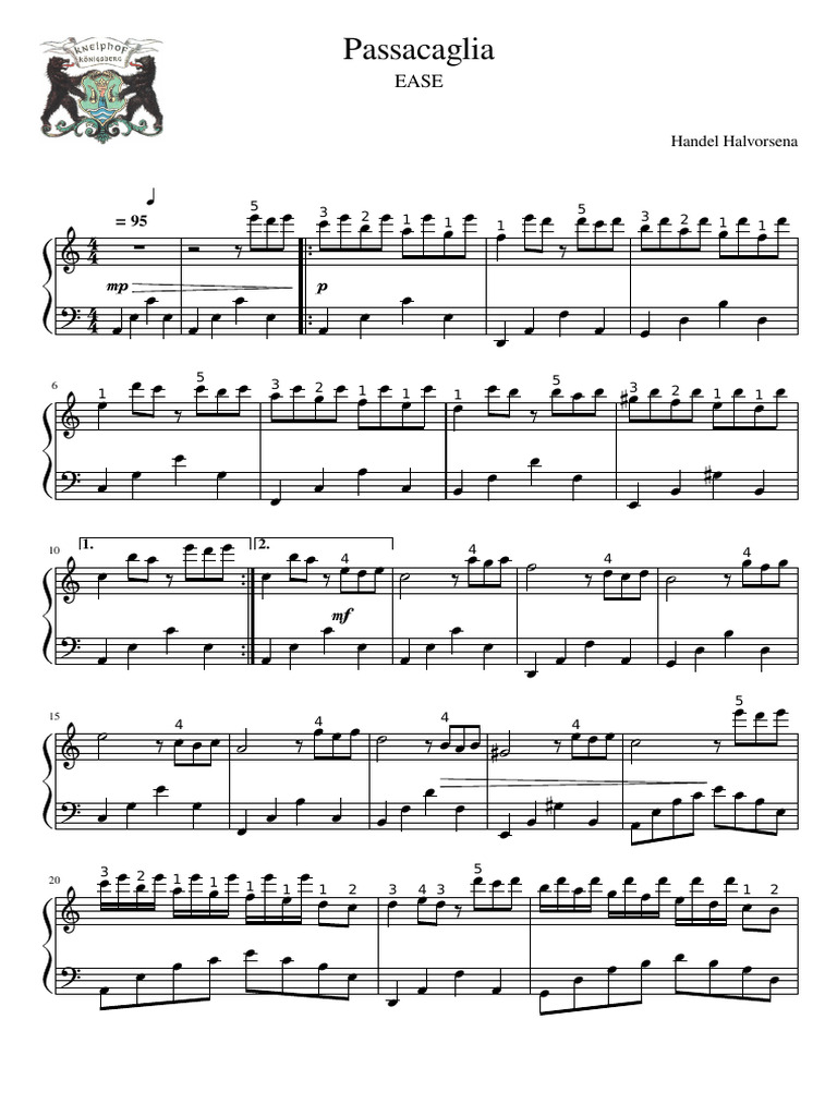 Passacaglia handel halvorsen ease v1 2 download free pdf common